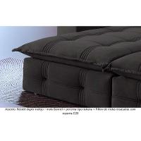 Sofá Retrátil E Reclinável 2,90m 5 Lugares Cinza - 11