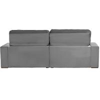 Sofá Modular 5 Lugares 2.50M Retrátil E Reclinável Cinza - 2