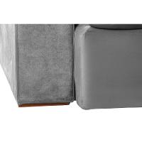 Sofá Modular 5 Lugares 2.50M Retrátil E Reclinável Cinza