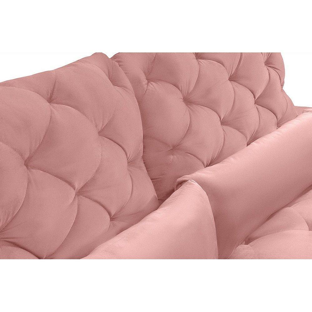Sofá Modular 5 Lugares 2.50M Retrátil E Reclinável Rose - 4