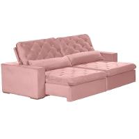 Sofá Modular 5 Lugares 2.50M Retrátil E Reclinável Rose - 8