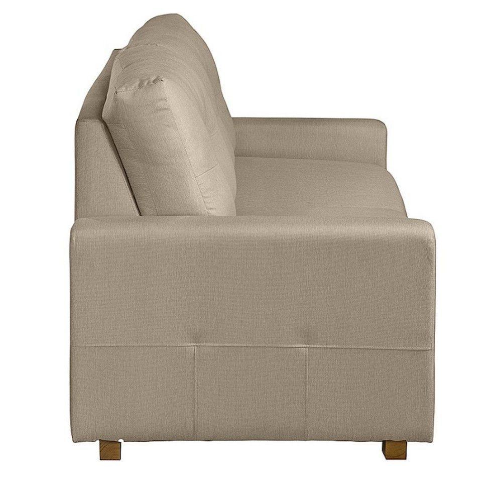 Sofá Maceió Living Com 3 Lugares 2.00M Linho Corriente Bege - 6