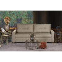 Sofá Maceió Living Com 3 Lugares 2.00M Linho Corriente Bege - 1