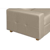 Sofá Maceió Living Com 3 Lugares 2.00M Linho Corriente Bege - 5