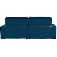 Sofá 6 Lugares Modular 2.90M Retrátil E Reclinável Azul - 3