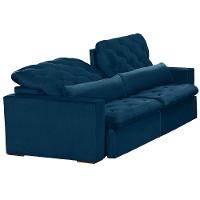 Sofá 6 Lugares Modular 2.90M Retrátil E Reclinável Azul - 5