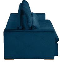 Sofá 6 Lugares Modular 2.90M Retrátil E Reclinável Azul - 6