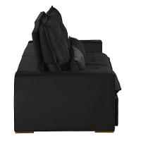 Sofá Modular 4 Lugares 2.30M Retrátil E Reclinável Preto - 6