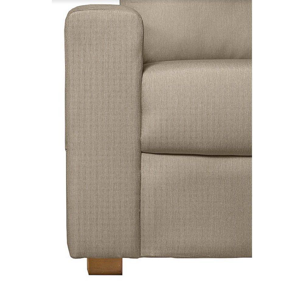 Sofá Maceió Living Com 4 Lugares 2.20M Linho Corriente Bege - 4