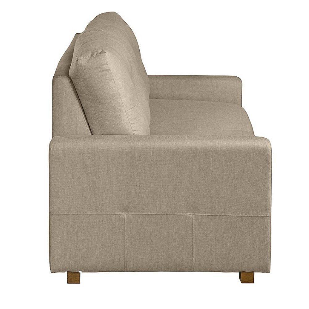 Sofá Maceió Living Com 4 Lugares 2.20M Linho Corriente Bege - 6