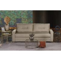 Sofá Maceió Living Com 4 Lugares 2.20M Linho Corriente Bege - 1