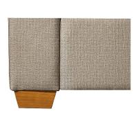 Sofá Living Com 3 Lugares 2.00M Linho Corriente Bege