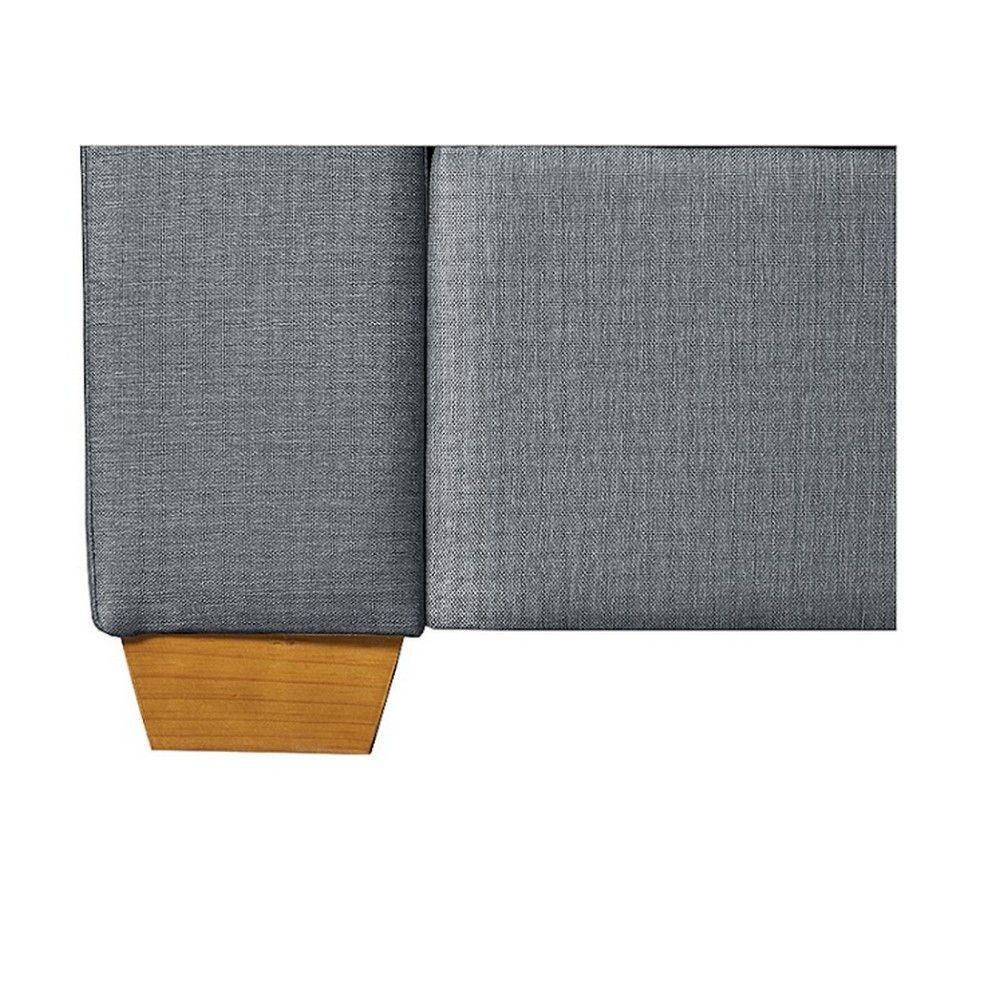 Sofá Living Com 3 Lugares 2.00M Linho Corriente Cinza - 2