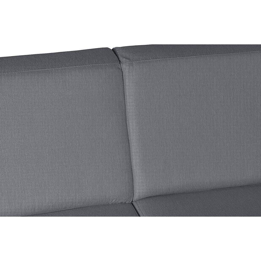 Sofá Living Com 3 Lugares 2.00M Linho Corriente Cinza - 3