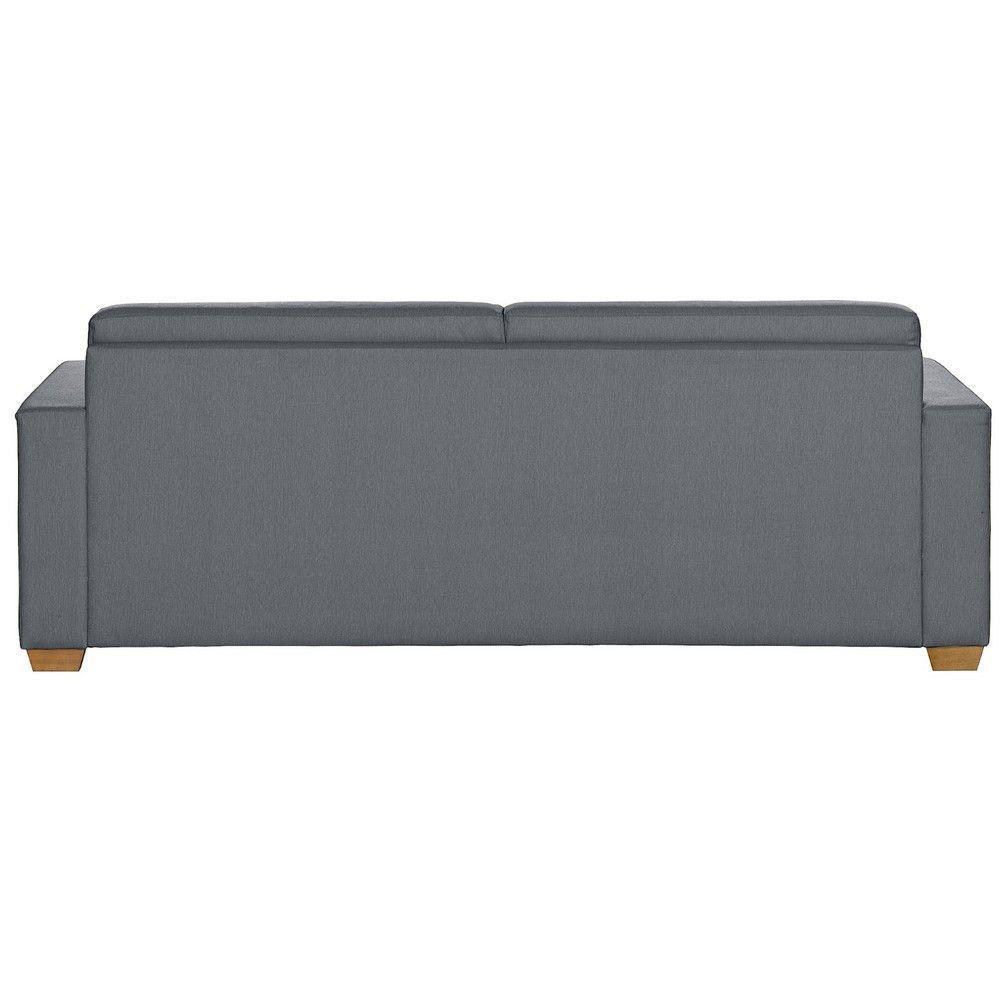 Sofá Living Com 3 Lugares 2.00M Linho Corriente Cinza - 5