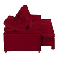 Sofá Modular 6 Lugares Retrátil E Reclinável 3.05M Vermelho - 6