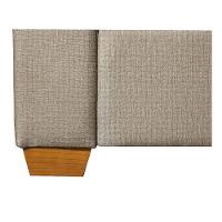 Sofá Living Com 4 Lugares 2.20M Linho Corriente Bege - 2