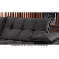 Sofá Retrátil E Reclinável Atlanta 2,90m 5 Lugares Cinza - 7