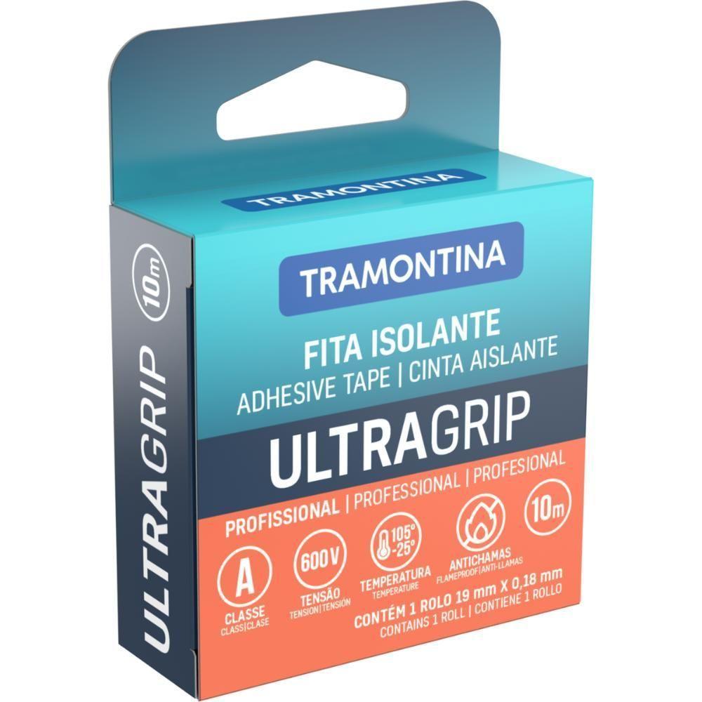 Fita Isolante Classe A 0,18X19 Mm Tramontina Preta 10 M - 1