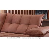 Sofá Retrátil E Reclinável Atlanta 2,90m 5 Lugares Cobre