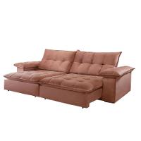 Sofá Retrátil E Reclinável Atlanta 2,90m 5 Lugares Cobre - 8