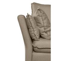 Sofá Natal Living Com 3 Lugares 2.00 Mt Linho Corriente Bege - 3