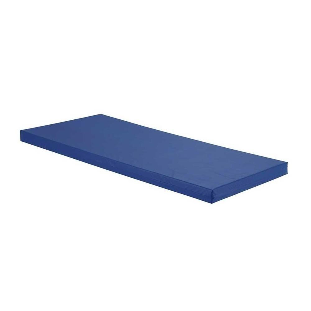 Colchonete Solteiro D20 Napa Azul Impermeável Lavável (78x188x7) - Ortobom - 1
