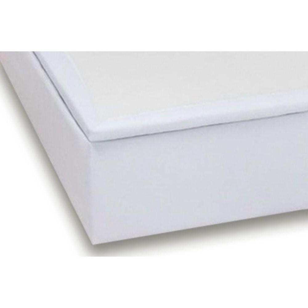 Cama Box Baú Solteiro: Colchão Anatômico Orthoflex D45 / EP Cecina + Base CRC Courano White(88x188) - 2