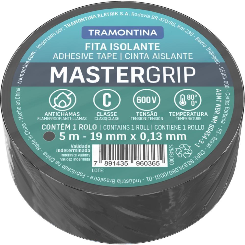Fita Isolante Classe C 0,13X19 Mm Tramontina Preta 5 M - 1