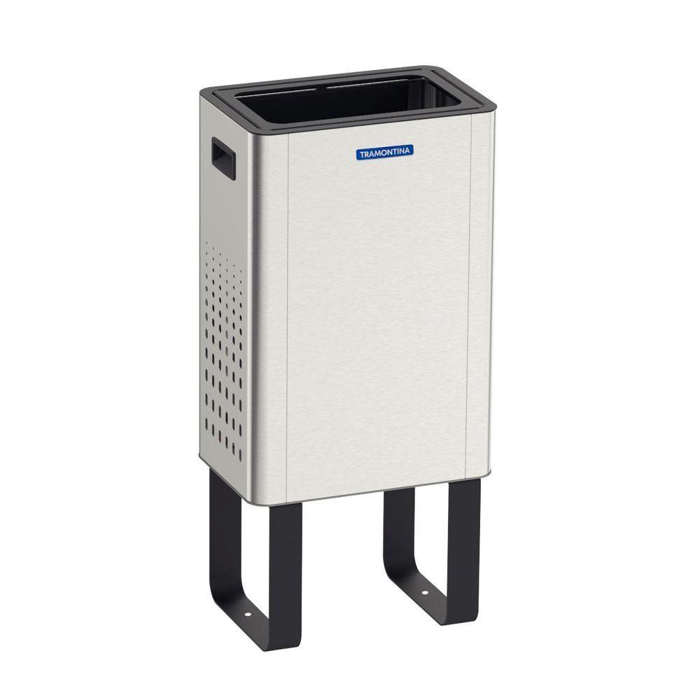 Lixeira Tramontina Sassari 45 Litros Em Aço Inox Sem Tampa - 1