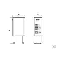 Lixeira Tramontina Sassari 45 Litros Em Aço Inox Sem Tampa - 2