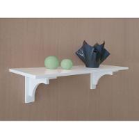 Aparador Prateleira com Cantoneira Mão Francesa Branco Laca - 3