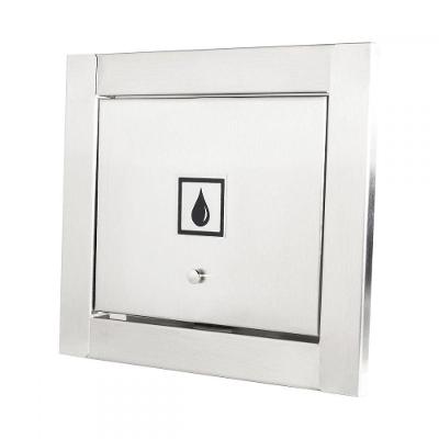 Visor De água Em Inox Escovado Design Moderno Clean