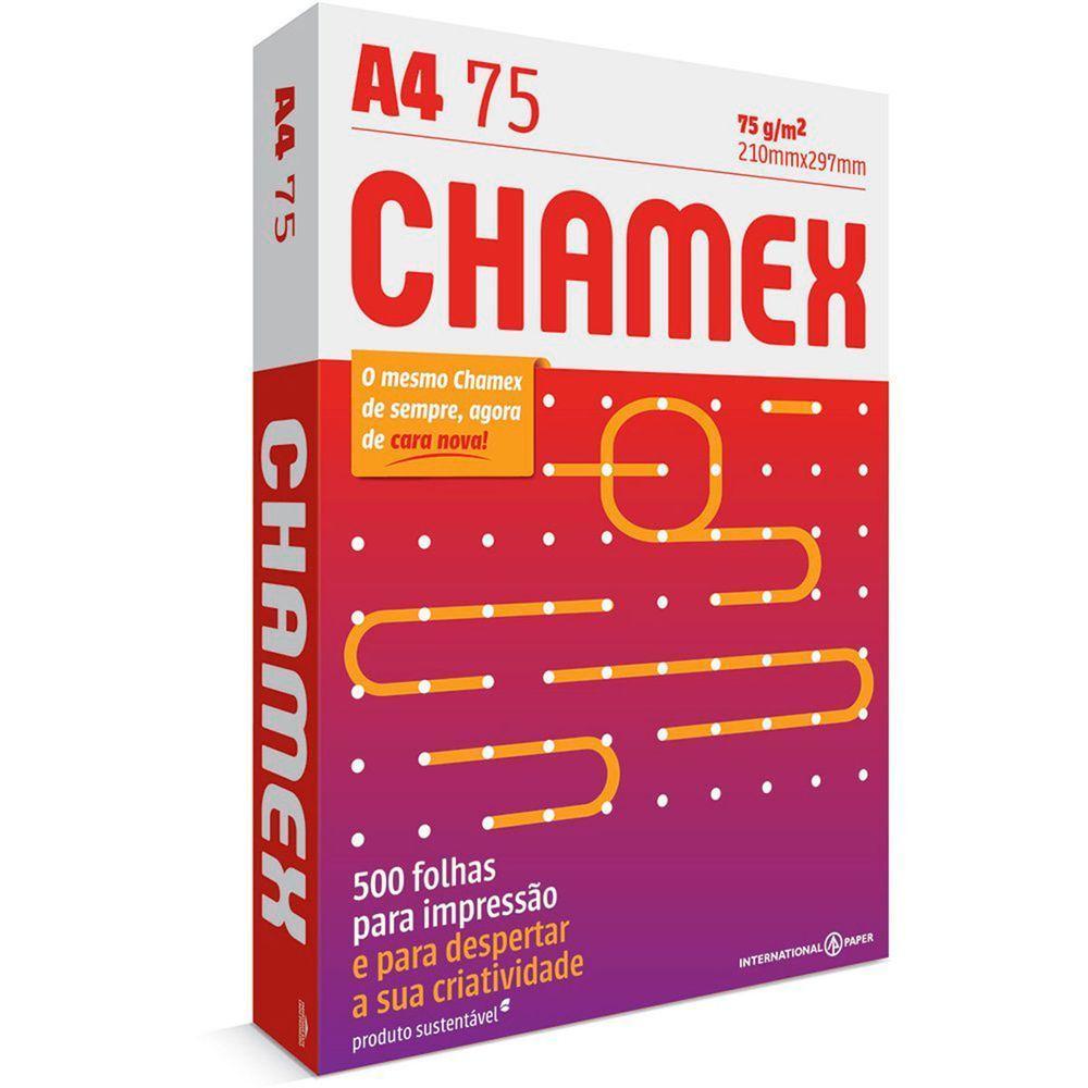 Papel Sulfite Chamex A4 (210X297) 75Gr Caixa C/10 - 1