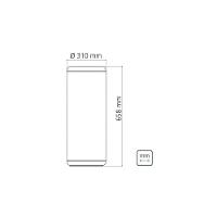 Lixeira Inox Tramontina Piemonte Cápsula Selecta Plus Basculante Scotch Brite Azul 40 L Tramontina - 4