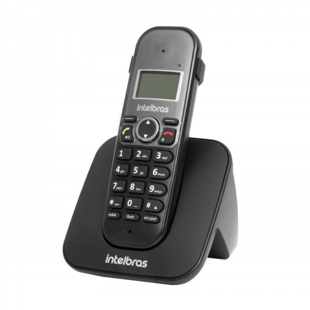 Telefone Intelbras S/fio Ts5120 Id Preto - 1