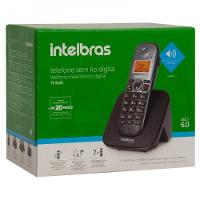 Telefone Intelbras S/fio Ts5120 Id Preto