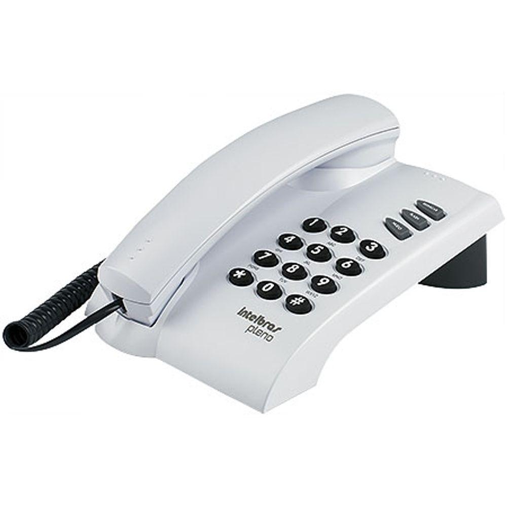 Telefone Pleno C/ Fio Cinza Sem Chave 4080055 - 1