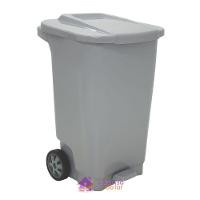 Lixeira Tramontina T-force 100 L Cinza Com Rodas Tramontina - 1