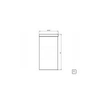 Lixeira Inox Tramontina Institucional Com Acabamento Polido 30 L Tramontina - 3