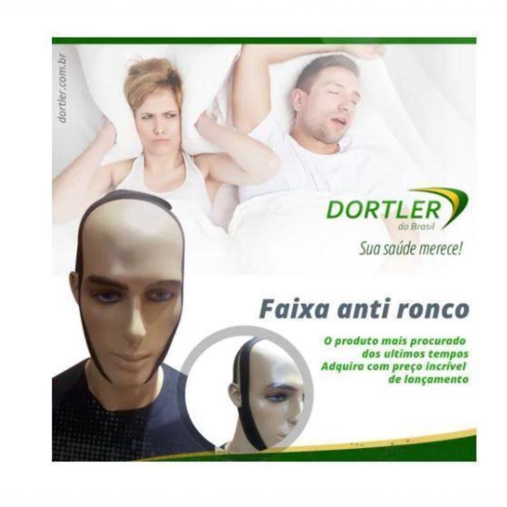 Faixa Mandibular Dortler Ajustável Elástica Compressão Ronco - 2
