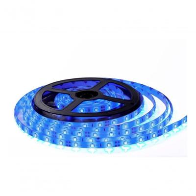 Fita Led 5 Metros 12v Colorida Dupla Face 300 Leds Com Fonte Cor Da Luz Azul