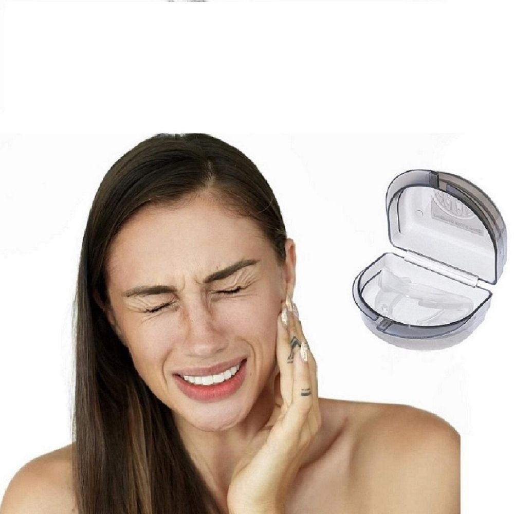Placa Para Bruxismo Dental Anti Ronco Articulada 5Em1 - 1
