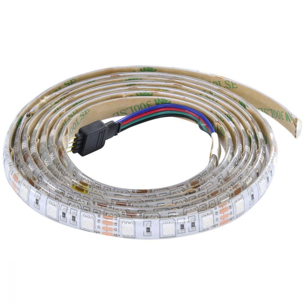 Fita De Led Vx Gaming Rgb Com Controlador Conexão Usb 120 Pontos De Led 2 Metros - Lru2 - 10