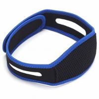 Faixa 2 Pontas Anti Ronco Apneia Ajustavel Preto Com Azul - 1