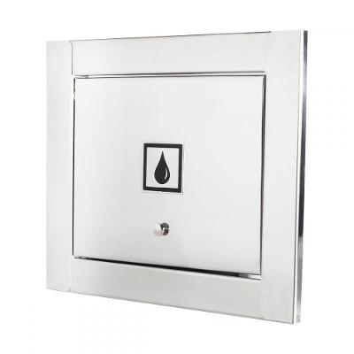 Visor De água Em 100% Inox Polido Brilhante Espelhado Design Moderno Clean