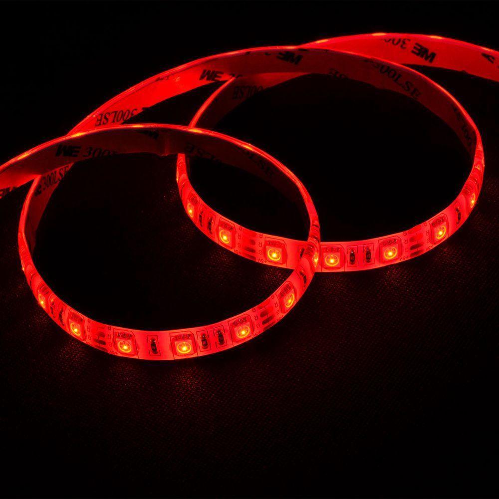 Fita De Led Vx Gaming Rgb Com Controlador Conexão Usb 60 Pontos De Led 1 Metro - Lru1 - 6