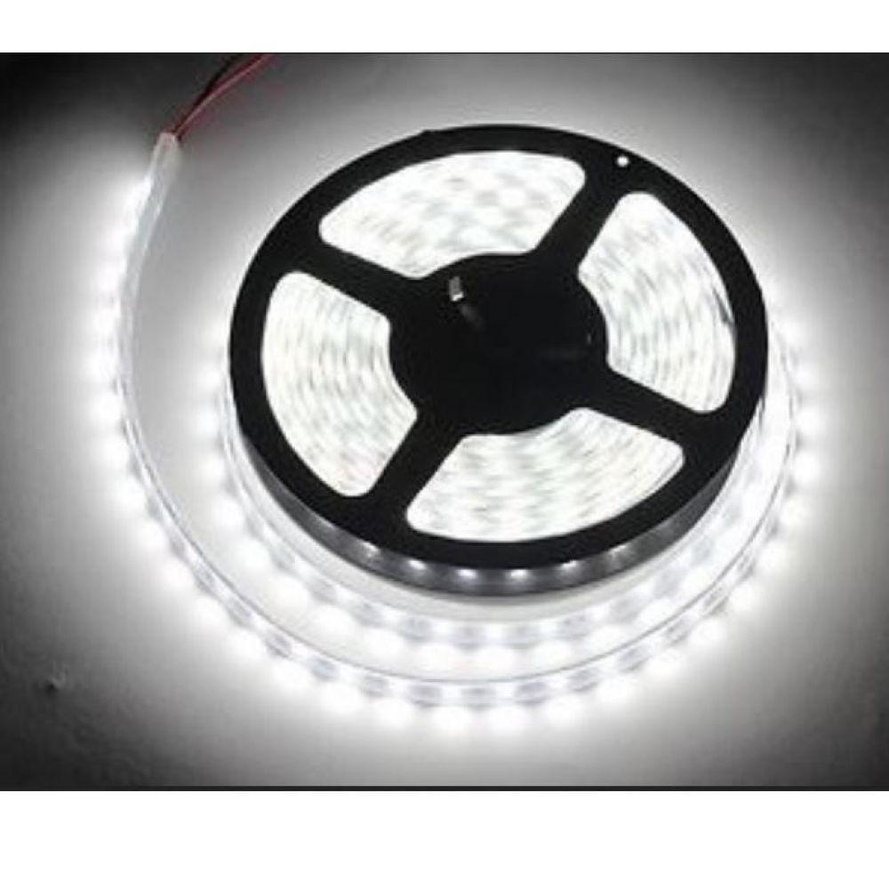 Fita Led Branco Rolo de 5mts 300 Leds com Dupla Face Fonte - 2