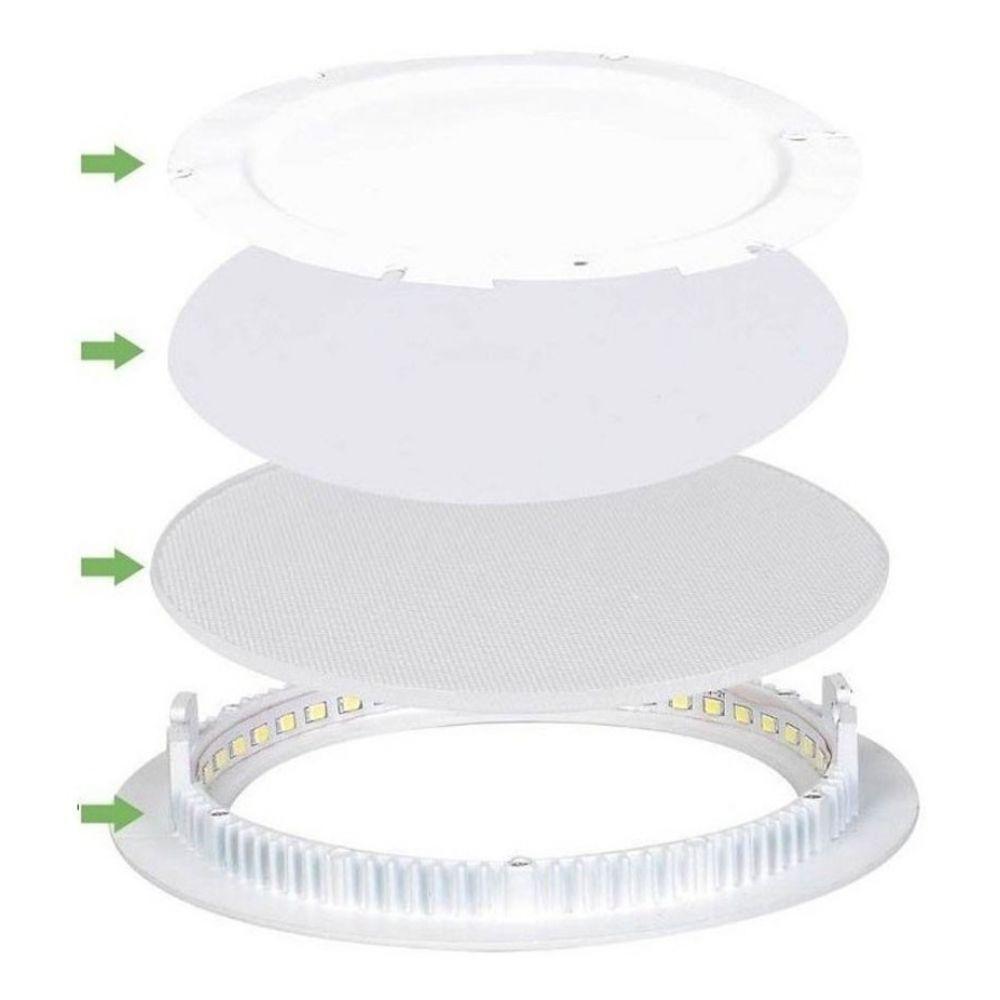 Fita De Led Branco Frio Iluminaçao Decoraçao Sanca Plafon Teto Gesso Rebaixado Luz Casa Comercio - 8