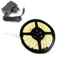 Fita Led Branco Quente Rolo de 5mts 300 Leds com Dupla Face Fonte - 1